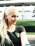 Blonde girl from Czechoslovakia Zdenka takes non nude self shots