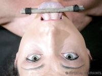 Brunette girl Wenona explores her sexual limits during extreme bondage games