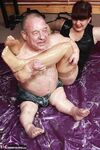 Hot granny Veronica Jade trains oldman dwarf slave by stomping & facesitting