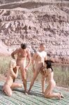 Couples on a nudist holiday enjoy naked wife swapping groupsex on the beach
