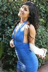 Asian first timer Cat XOXO models non nude in a short dress