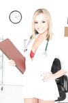 Sexy nurse with adorable big tits Bree Olson presents her love holes