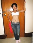 Cute asian teen babe stripping and exposing her big tits and hot ass