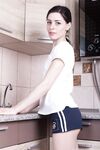 Teen with flat chest Maria Rosa is happy to show how hairy her pussy is