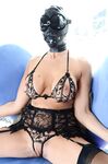 Bubble butt MILF pornstar Julia Ann dons full face rubber mask for BBC blowjob