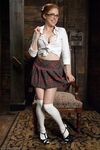 Lezdom Aiden Starr dominates & fucks schoolgirls Penny Pax & Juliette March