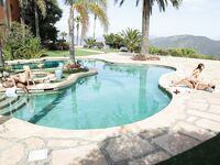 Hotties Quinn Wilde & Zoe Clark getting screwed at the pool
