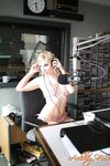 Teen blonde pornstar Ashley Fires in amateur behind the scenes pictures