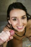 Sexy MILF Katie Jordan gets jizz on face after stripping and jerking a dick