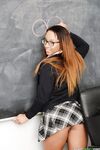Very beautiful ebony schoolgirl teen Teanna Trump stripping and masturbating