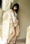 Beautiful Japanese girl Kurumi Morishita gets naked outdoors in the garden