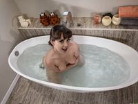 Stunning Latina Jenna Sativa washing her amazing curves in the bathtub