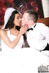 Cuckold bride Lou Charmelle fucks a black meat pole on the honeymoon