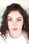 Brunette first timer confidently shows her hairy pussy and ass
