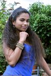 Sexy desi Alishaaa Mae peels outdoors to spread hairy pussy in sheer stockings
