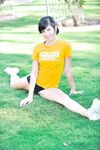 Naughty babe Tasha fists herself & sits on a cone dildo after a kinky workout