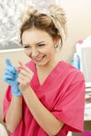 Adorable cleaning lady Chloe Temple takes a stiff rod in her tasty twat