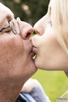 Rich white teen seduces the family's aging butler on the back lawn