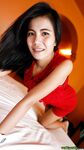 Thai brunette with braces taking a cock in her hairy amateur pussy POV style