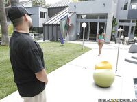 Fat asian slut Kya Tropic got her ass drilled on the kitchen counter