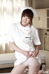 Horny Asian nurses strip their uniforms off and pose in sexy lingerie