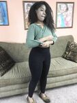 Haitian hottie Layla Finesse shows off her petite body and sucks a white knob
