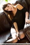 Stunning sexy teen Ashley Doll lifts her legs in hot stockings to bare pussy
