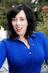 Dark haired lady Alia Janine reveals her natural tits prior to masturbating
