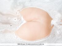 Dirty blonde model Gina displays her nice ass as she gets in a bathtub