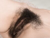 Skinny teen Luna O takes delight in displaying her hairy underarms and beaver