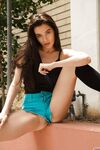 Beautiful brunette Lana Rhoades is all tease in public before baring her boobs
