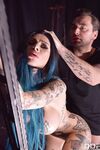 Tattooed boss lady Megan Inky finds sexual satisfaction during BDSM play