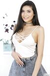 Incomparable Asian model Brenna Sparks has her round boobs covered in hot cum