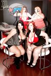 Four fervent bbw matures demonstrating huge boobs and kissing passionately