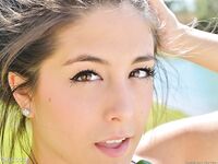 Wonderful teen Natalie enjoys pleasing herself in public