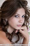 Teen babe Emma Sweet baring tiny tits and nice ass for glamour porn shoot