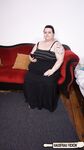 Tattooed German BBW housewife strips to suck cock & takes a huge thick facial