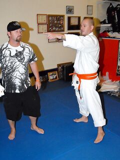 Martial arts workout ends up with sex with famous busty milf