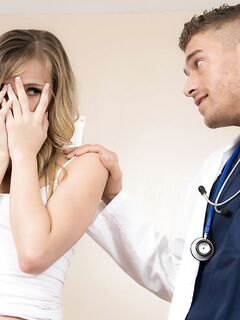 Young white girl Jillian Janson takes it up the ass from her doctor