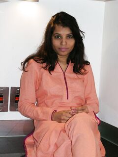 Indian solo girl peels off salwar suit and lingerie to get naked in kitchen
